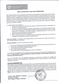 Recrutement d'un Consultant
